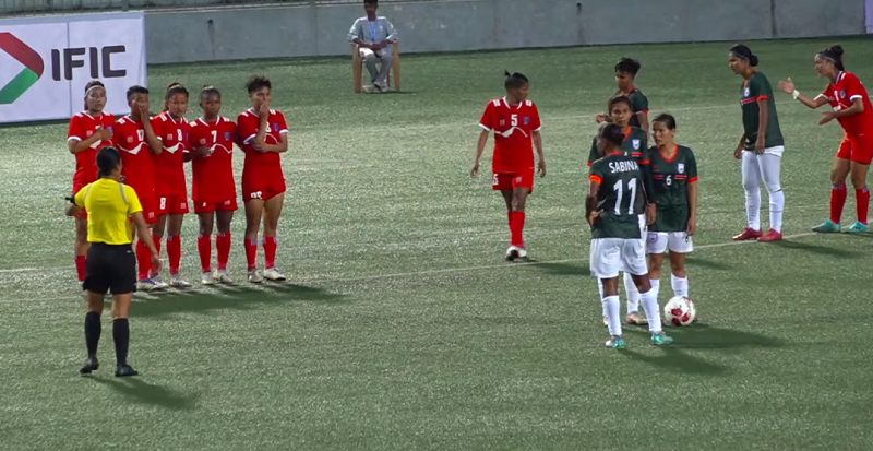 नेपाल र बंगलादेशको खेल बराबरीमा टुंगियो