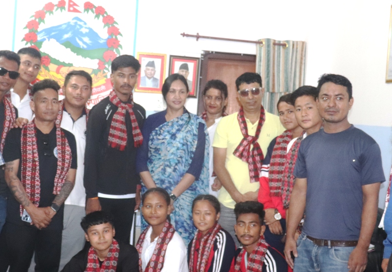 आइटिएफ तेक्वान्दो खेलाडीलाई महानगरद्वारा विदाई