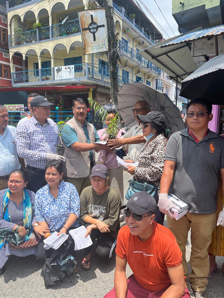 ग्रीन एण्ड क्लीन धरान’ अभियानमा मीन बिस्वकर्मा