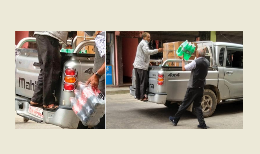 ताप्लेजुङमा मदिरा बोक्न सरकारी गाडी प्रयोग