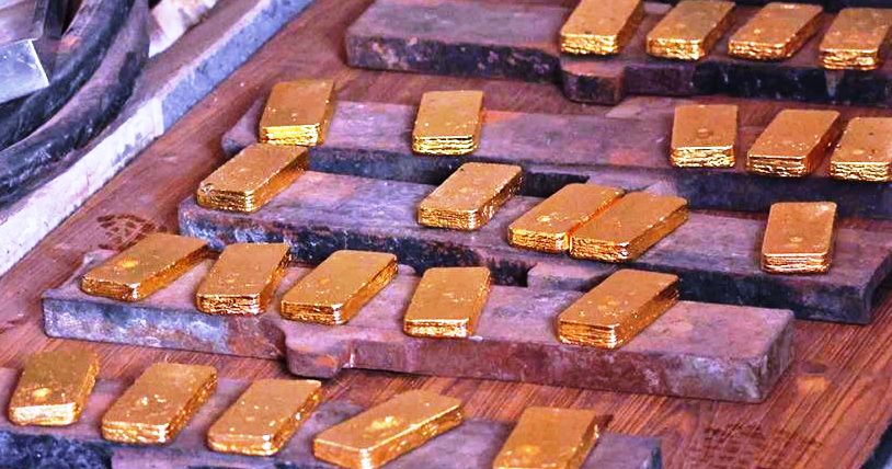 बरामद सुनको गालेपछि तौलः ६० किलो ७१६ ग्राम