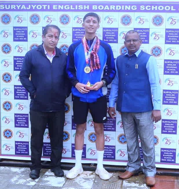 स्वर्ण पदक विजेता विश्वकर्मालाई सूर्यज्योतिको छात्रवृत्ति