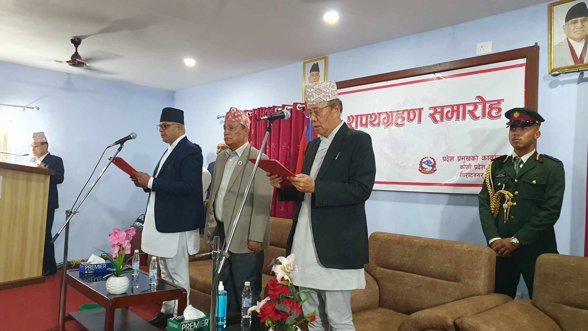 मुख्यमन्त्री कार्कीले लिए शपथ