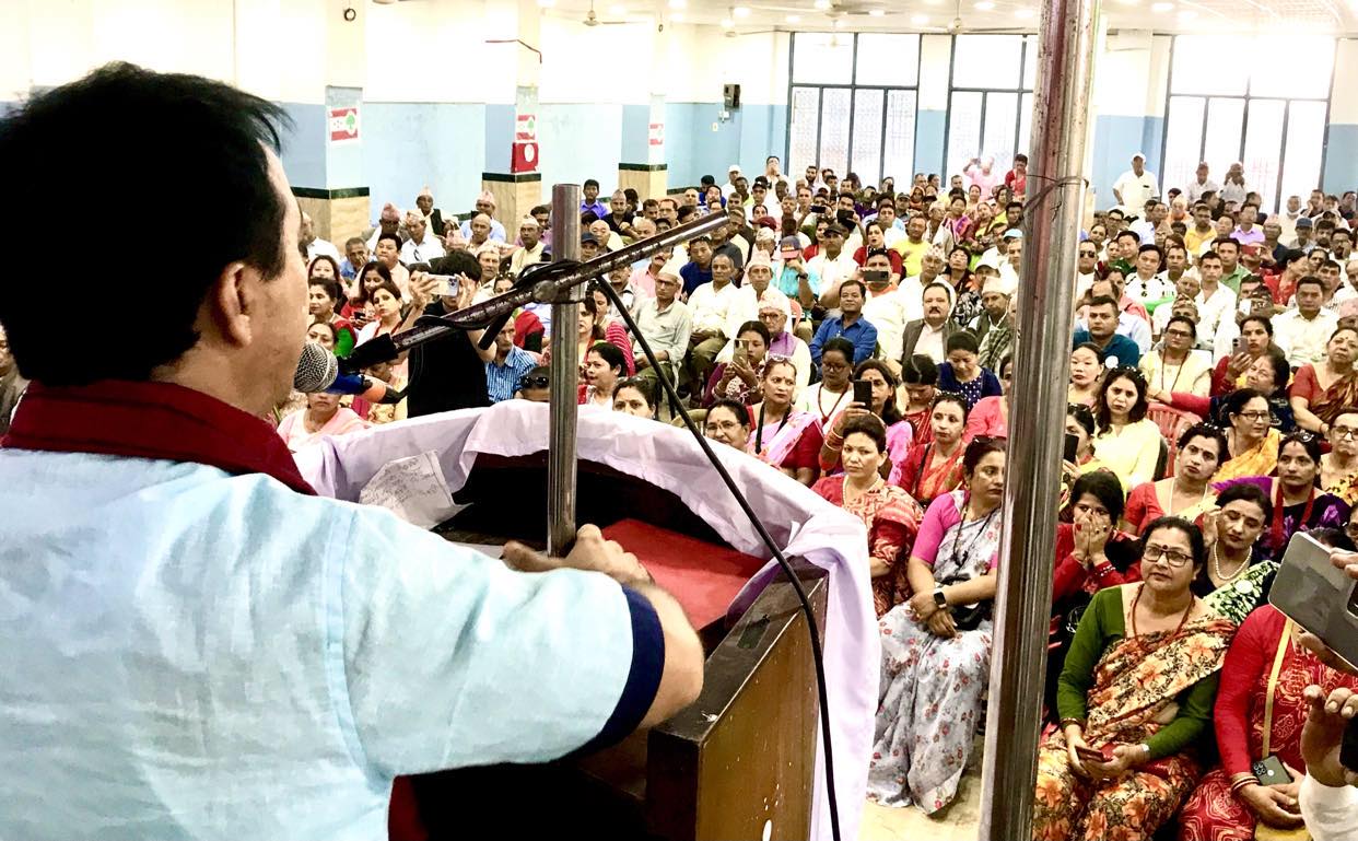 कांग्रेस बैण्ड बाजा होइन नौमति बाजा हो –महामन्त्री शर्मा