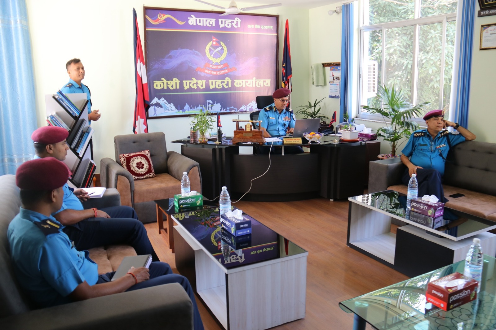 कोशी प्रदेश प्रहरी कार्यालय अन्तर्गत  रहेका प्रहरी प्रमुखहरूलाई निर्देशन