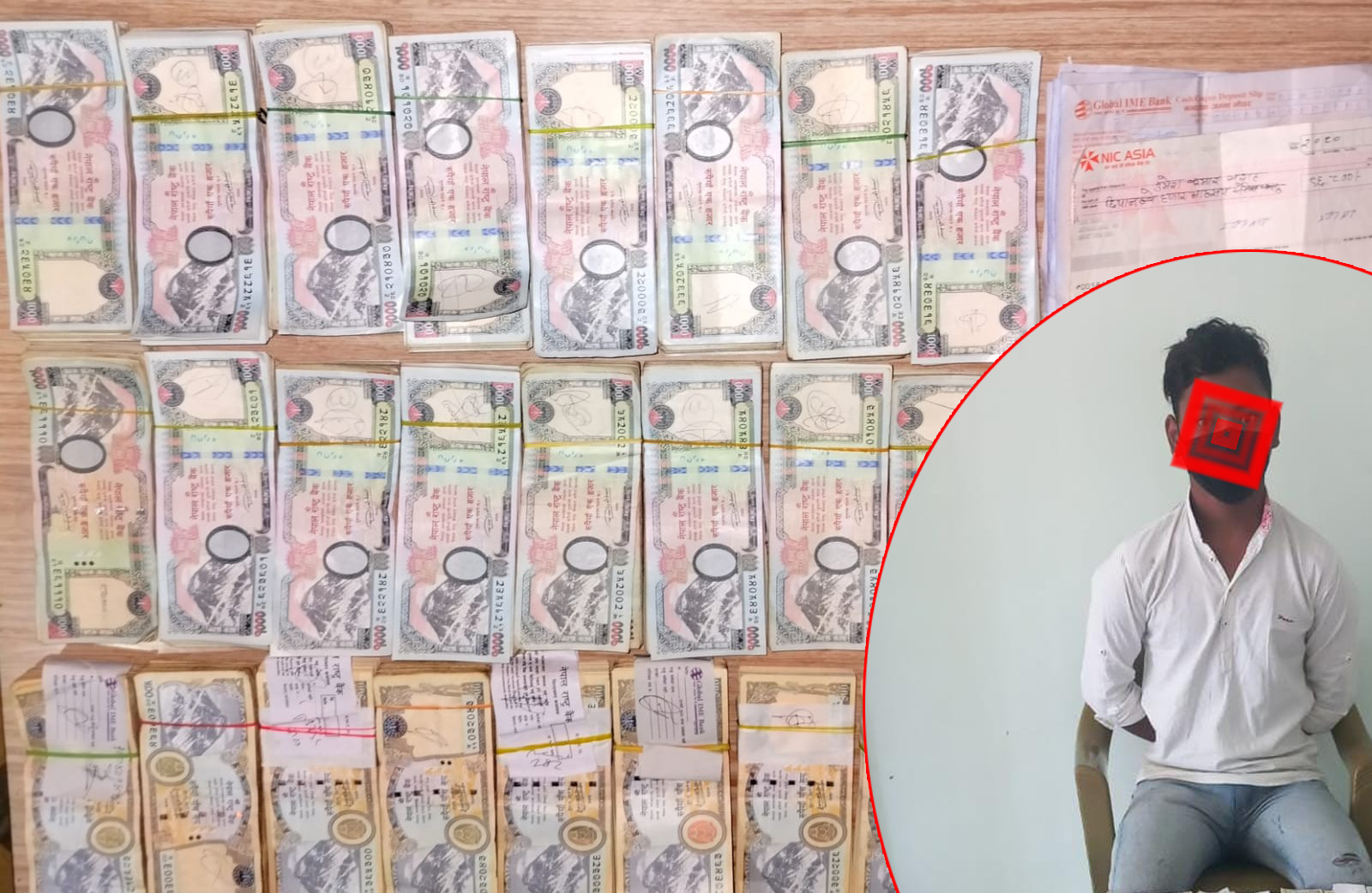 हुण्डी कारोबारको २२ लाख रूपैयाँसहित विराटनगरबाट बालक पक्राउ