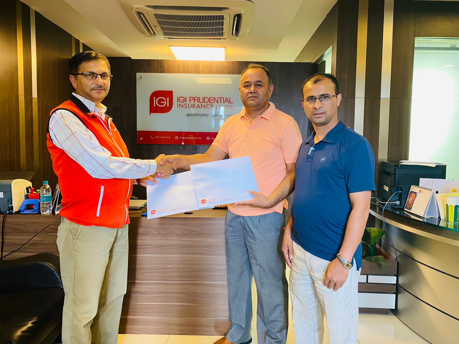 आइजीआई प्रुडेन्सियल इन्स्योरेन्स लिमिटेड र नीलकण्ठ नगरपालिका बिच सम्झौता
