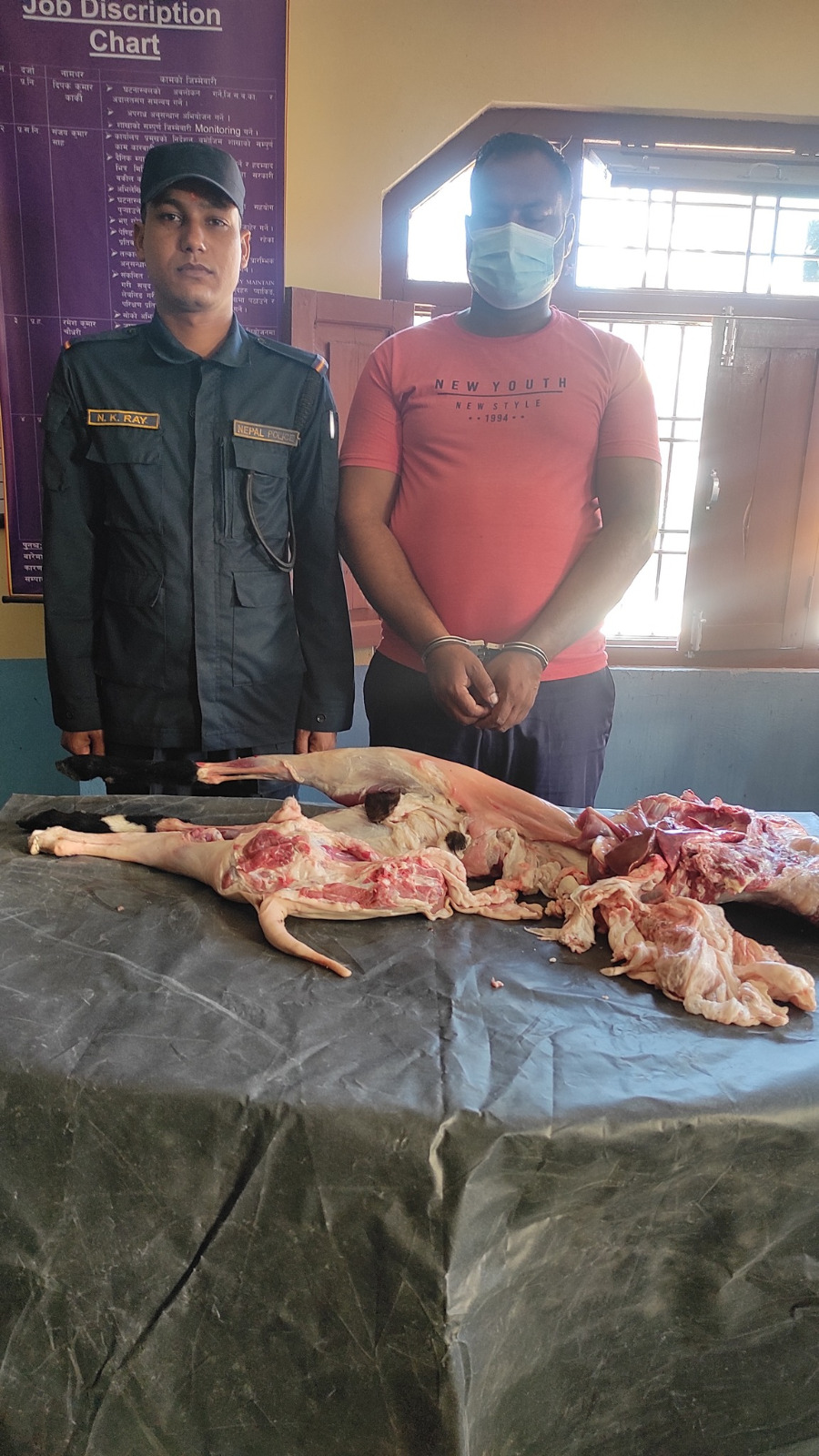 खसीको मासु भनेर बाख्राको मासु बेच्ने पक्राउ