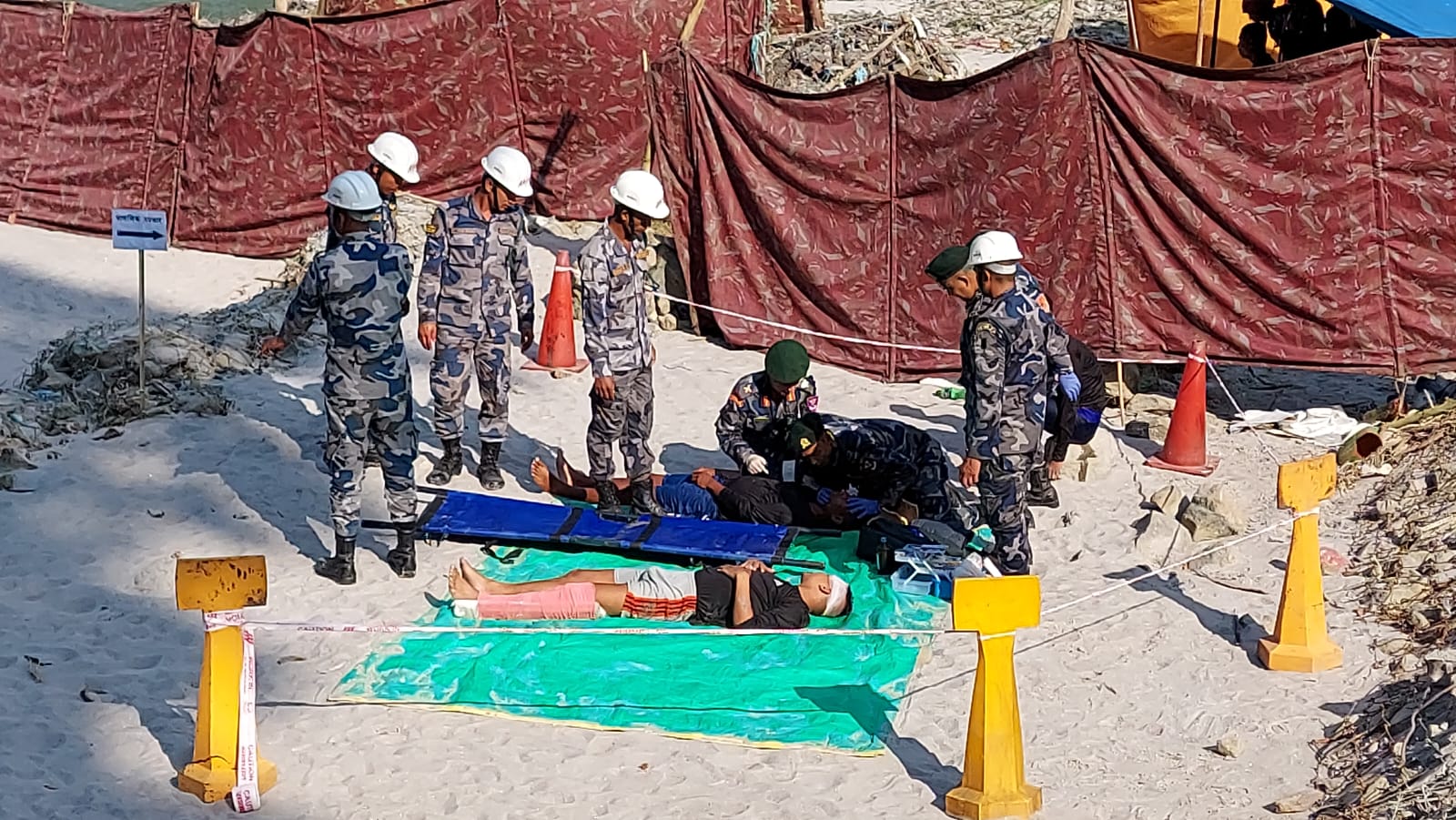 सशस्त्र प्रहरी १ नं. बराह बाहिनीले दियो २० जना सशस्त्र प्रहरीलाई गोताखोर तालिम