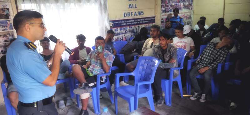 लागूऔषध दुर्व्यसनविरुद्ध अभियानः नाकाबाट फर्काइए १८०० दुर्व्यसनी