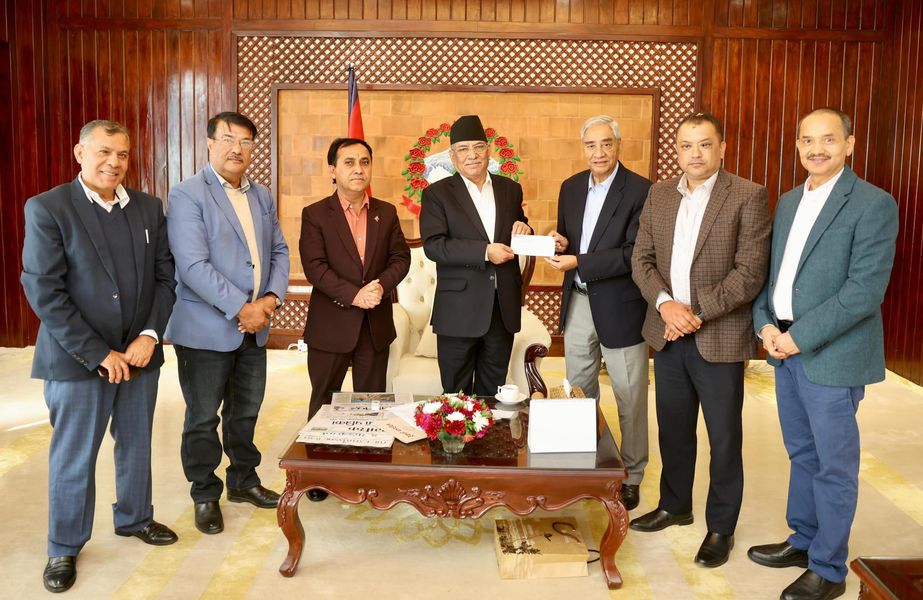 कांग्रेसले बुझायो प्रधानमन्त्रीमार्फत भूकम्प पीडितलाई ५० लाख