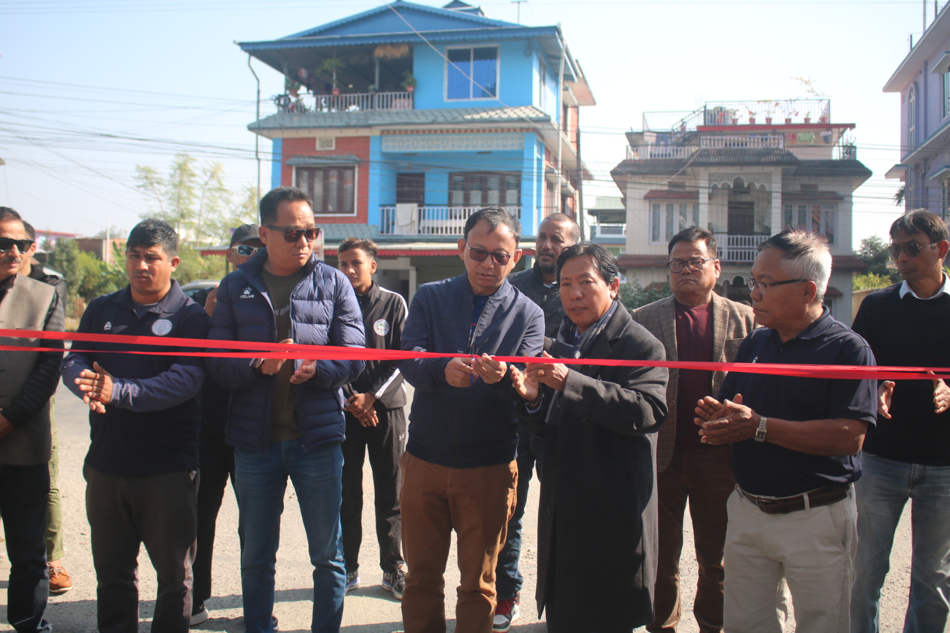 धरानमा एन्फा एकेडेमी र सप्तरङ्गी पार्क प्रवेशद्वार गेटको उद्घाटन 