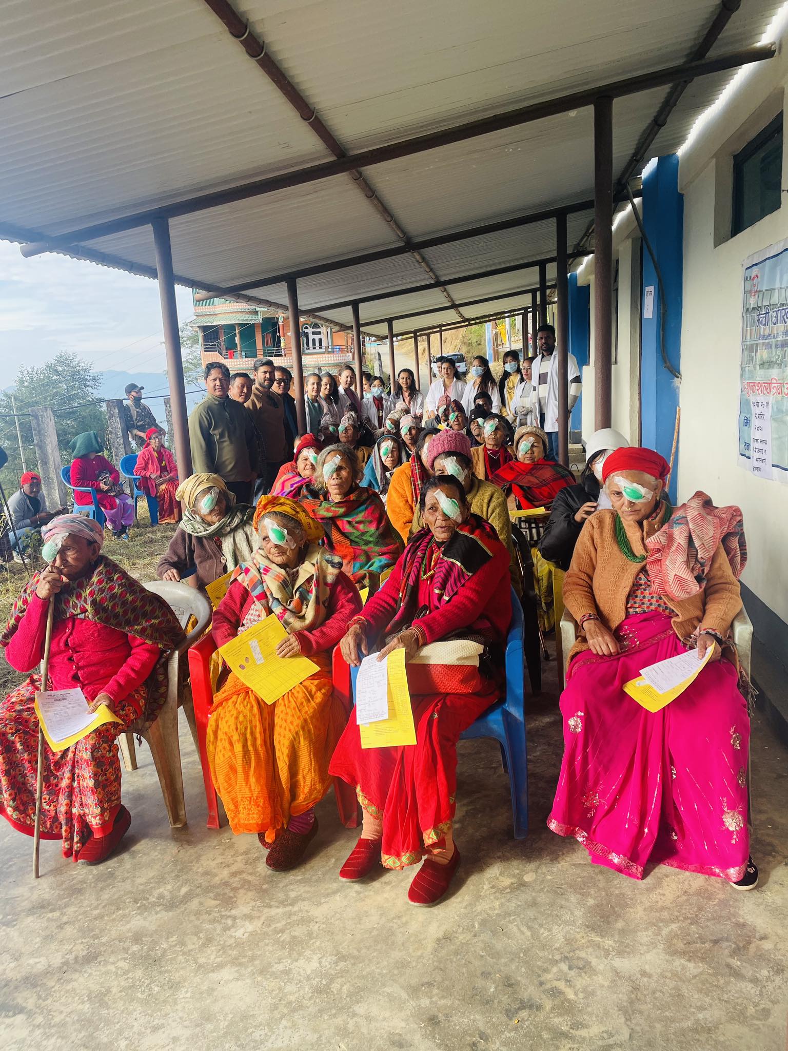 छ सय १५ जनाको आखाको उपचार