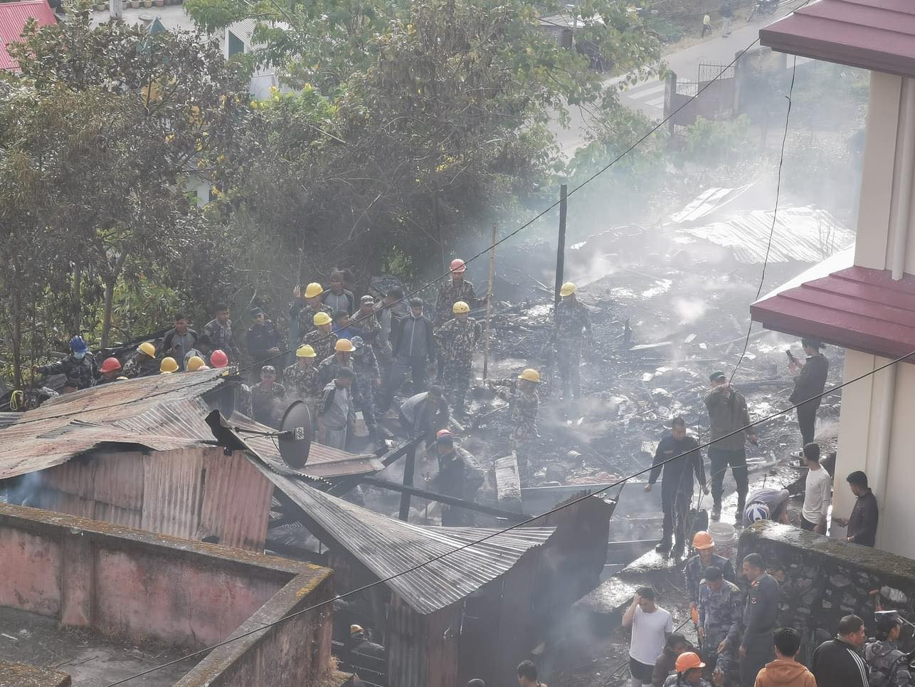 इलाम अस्पताल आवास गृहको भान्सा घरमा आगलागी, क्षतिको विवरण आउन बाँकी
