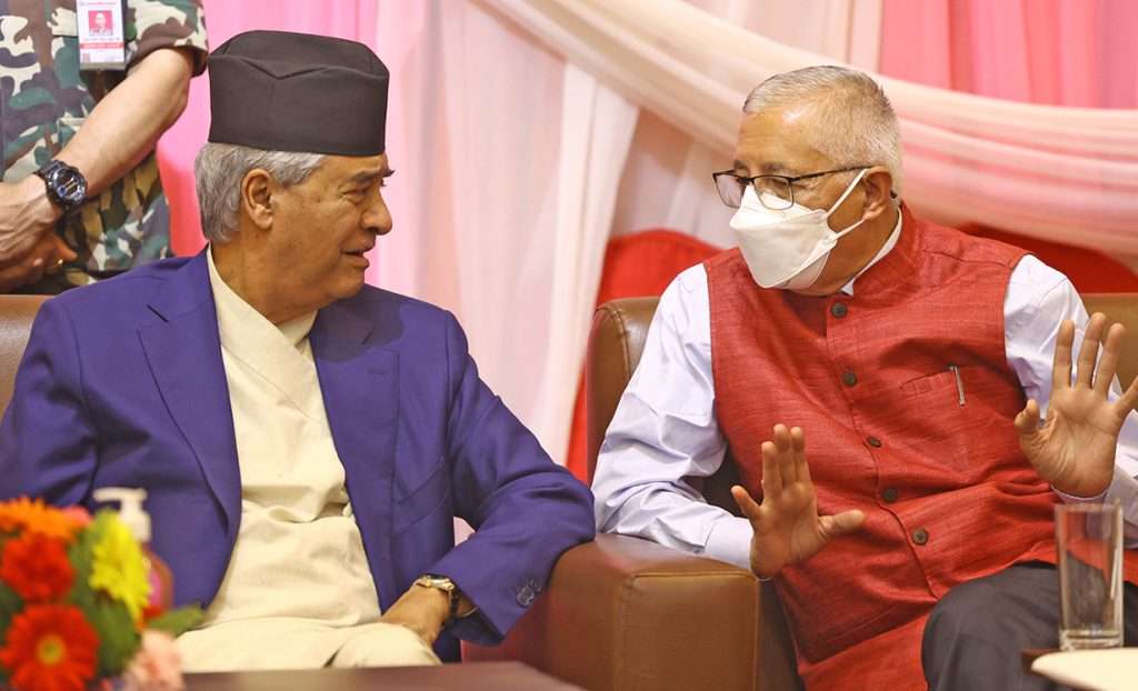 समाचार टिप्पणीः सभापति देउवाको नेतृत्व क्षमतामाथि कोइरालाको प्रश्न