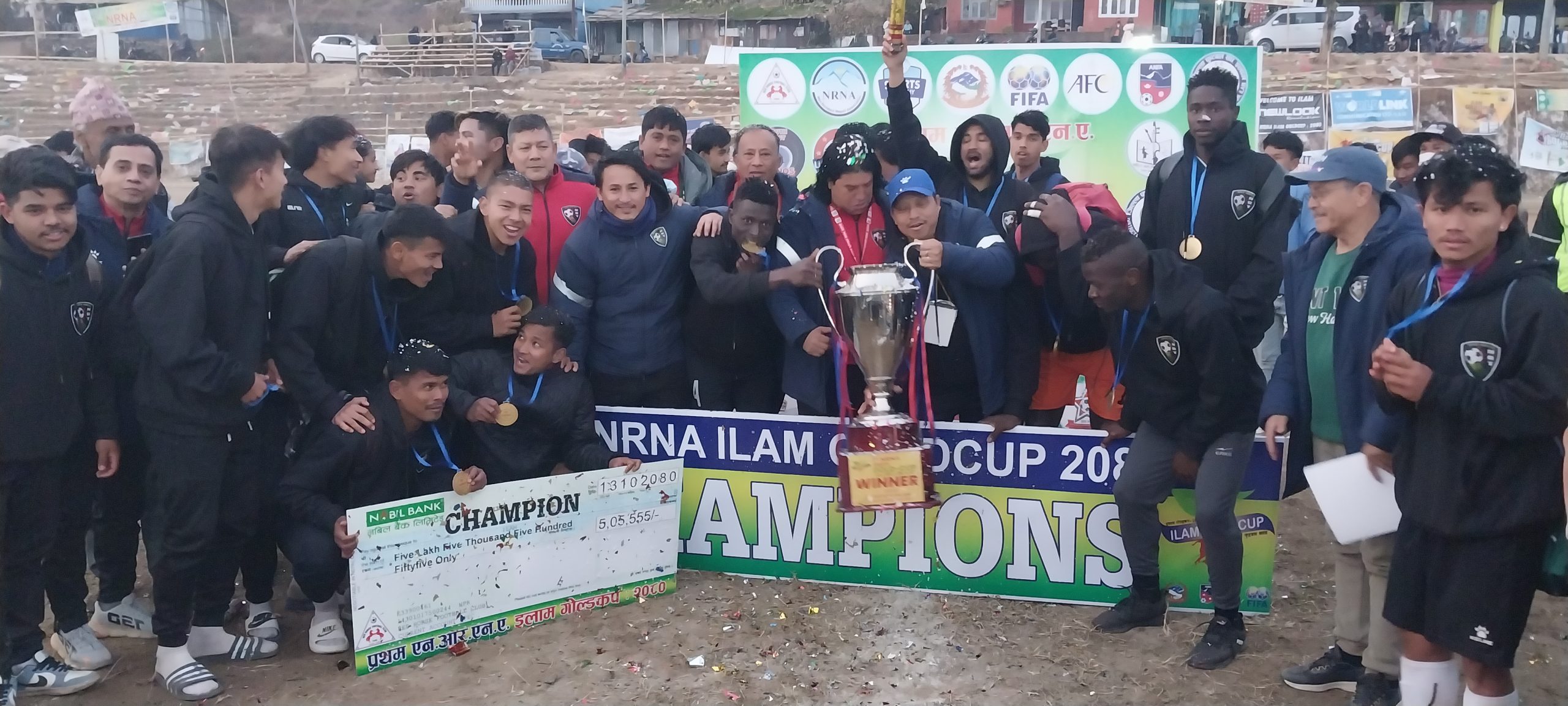 एनआरटीले चुम्यो इलाम गोल्ड कपको उपाधि