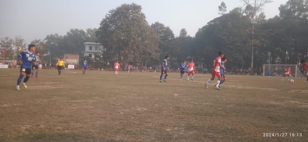 स्व. कृष्णप्रसाद भट्टराई स्मृति फुटबल : उद्घाटन खेलमा तेह्रथुम विजयी