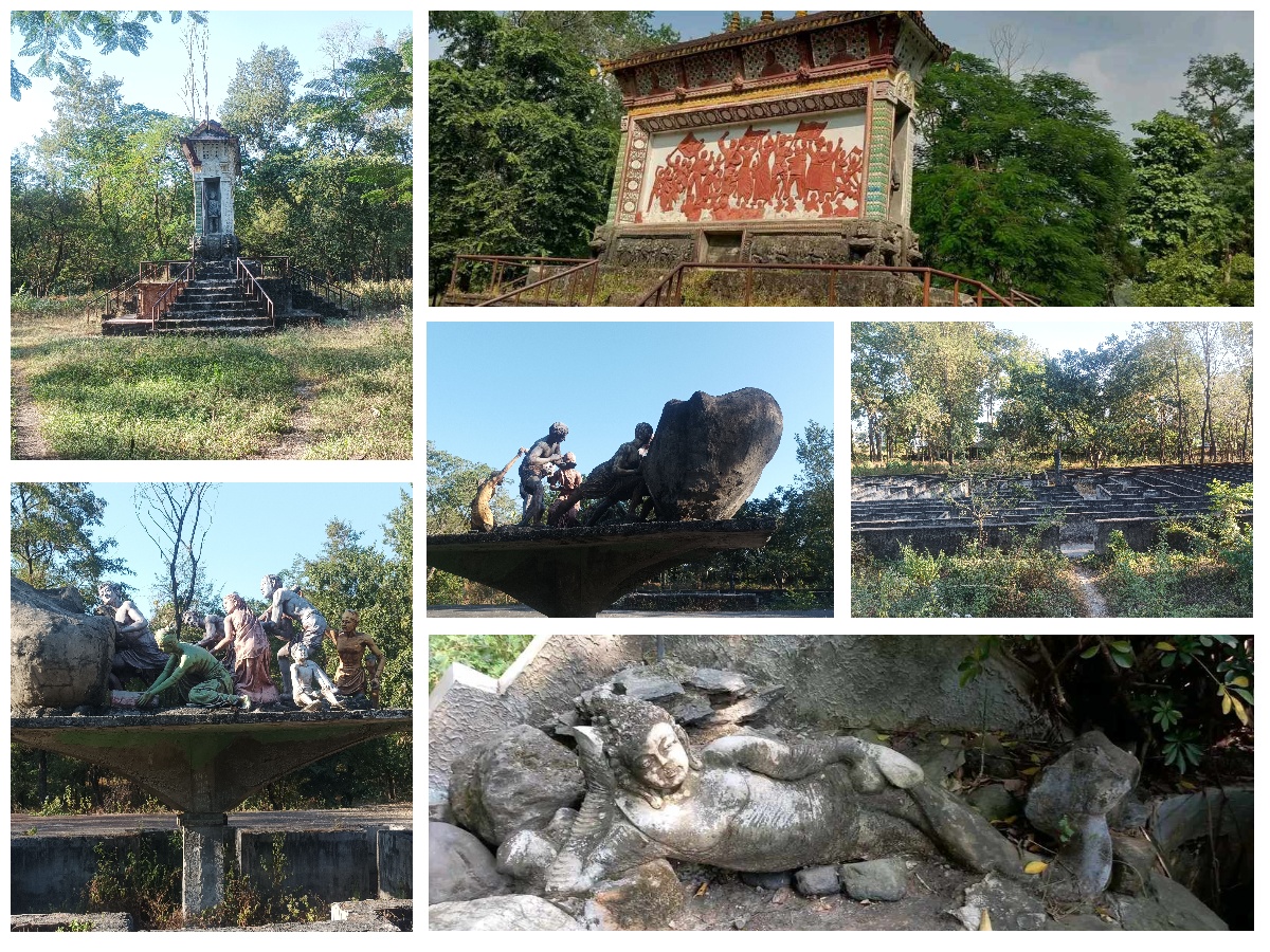 बेवारिसे अवस्थामा धरानको सप्तरङ्गी पार्क