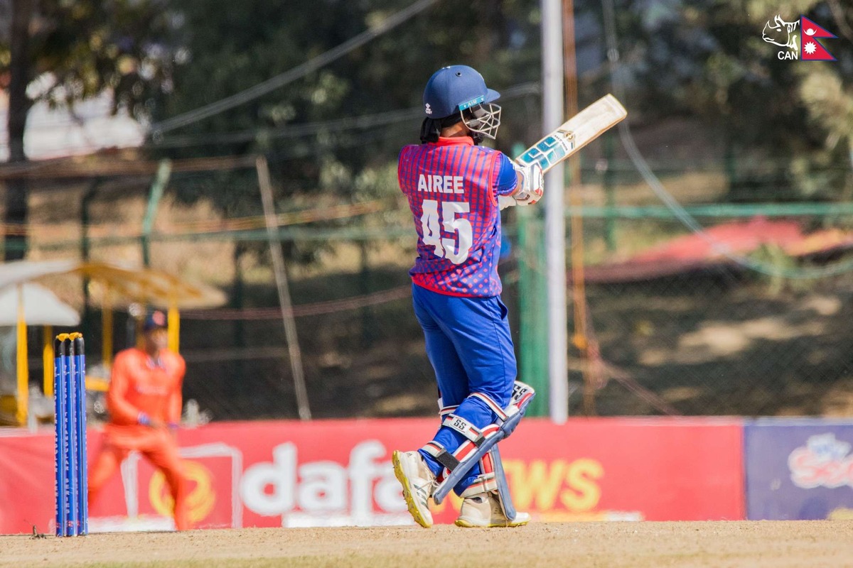 रोमाञ्चक खेलमा नेदरल्यान्ड्ससँग नेपाल २ रनले पराजित