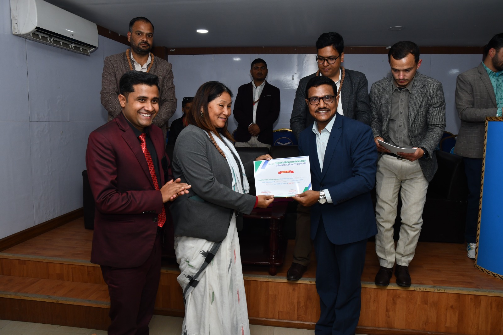 इकोनोमिक मिडिया एसोसिएसन नेपाल कोशी प्रदेशको अध्यक्षमा सञ्जिव वाग्ले