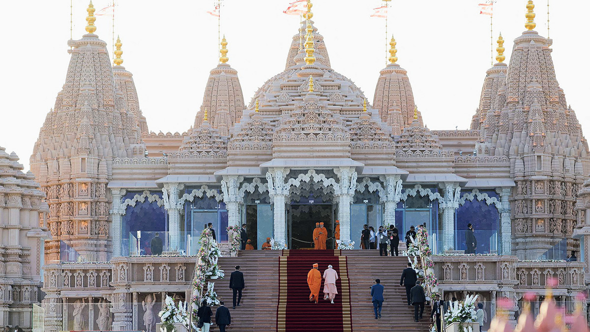 अरब भूमिमा भव्य हिन्दु मन्दिर