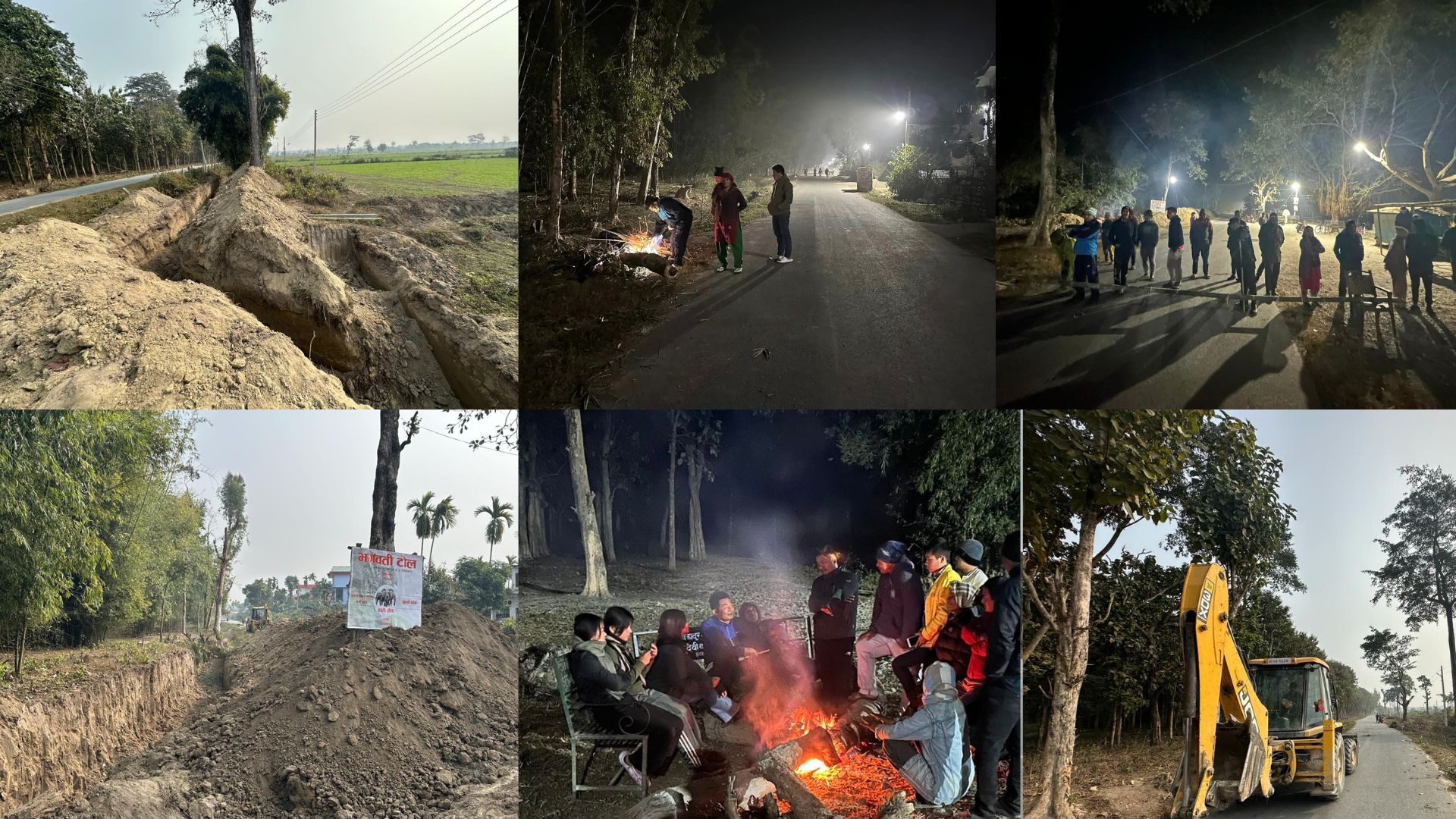 इटहरीमा मानव बस्तीमा हात्ती पस्न नदिन वारपार खाडल:हात्ती प्रभावित क्षेत्रमा राती हिँडडुल गर्न बन्देज