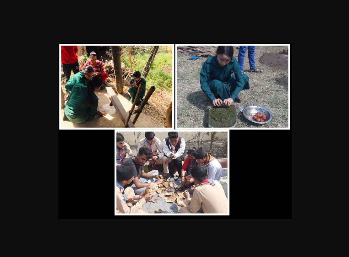 इटहरी युथ ओपन क्रु ले  विद्यार्थीहरूलाई सिकायो  परम्परागत सीप 