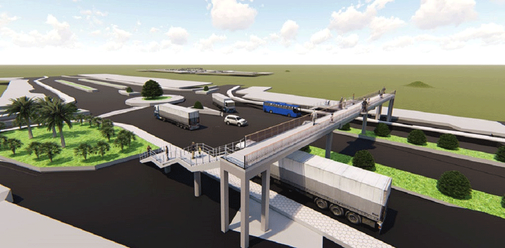 इटहरीमा दुई वटा आकासे पुल बन्दै