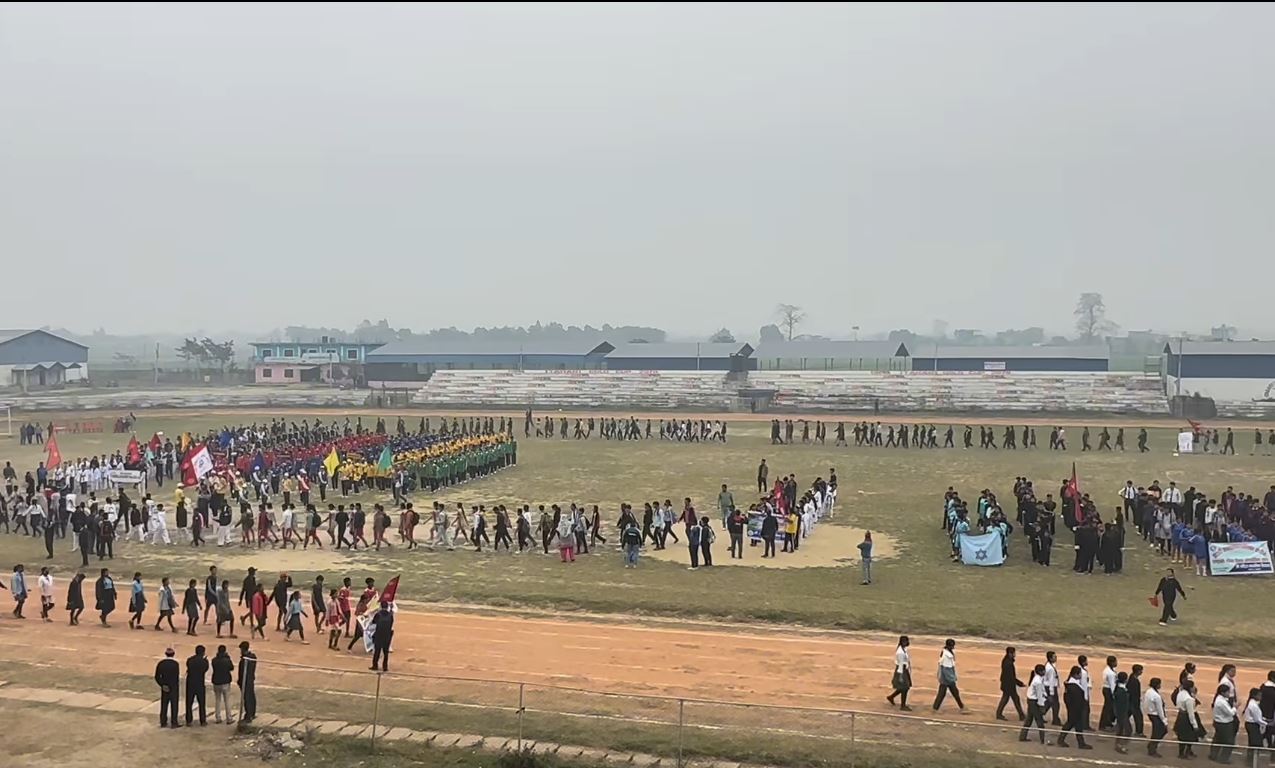 इटहरीमा नगर स्तरीय राष्ट्रपति रनिङ शिल्ड प्रतियोगिता सुरु