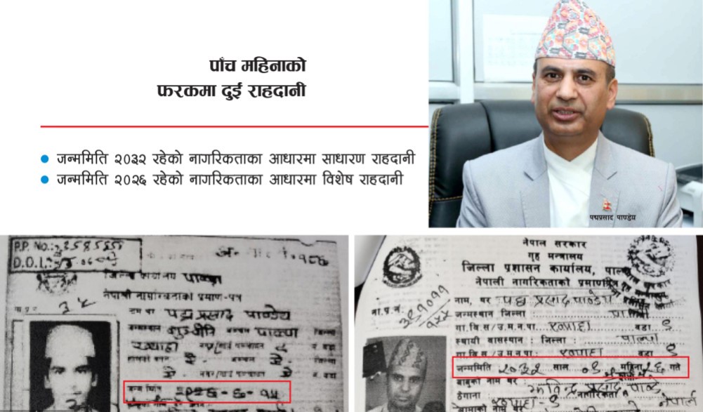 संसद्का महासचिवको दोहोरो नागरिकता, दोहोरै राहदानी पाँच महिनाको फरकमा दुई राहदानी
