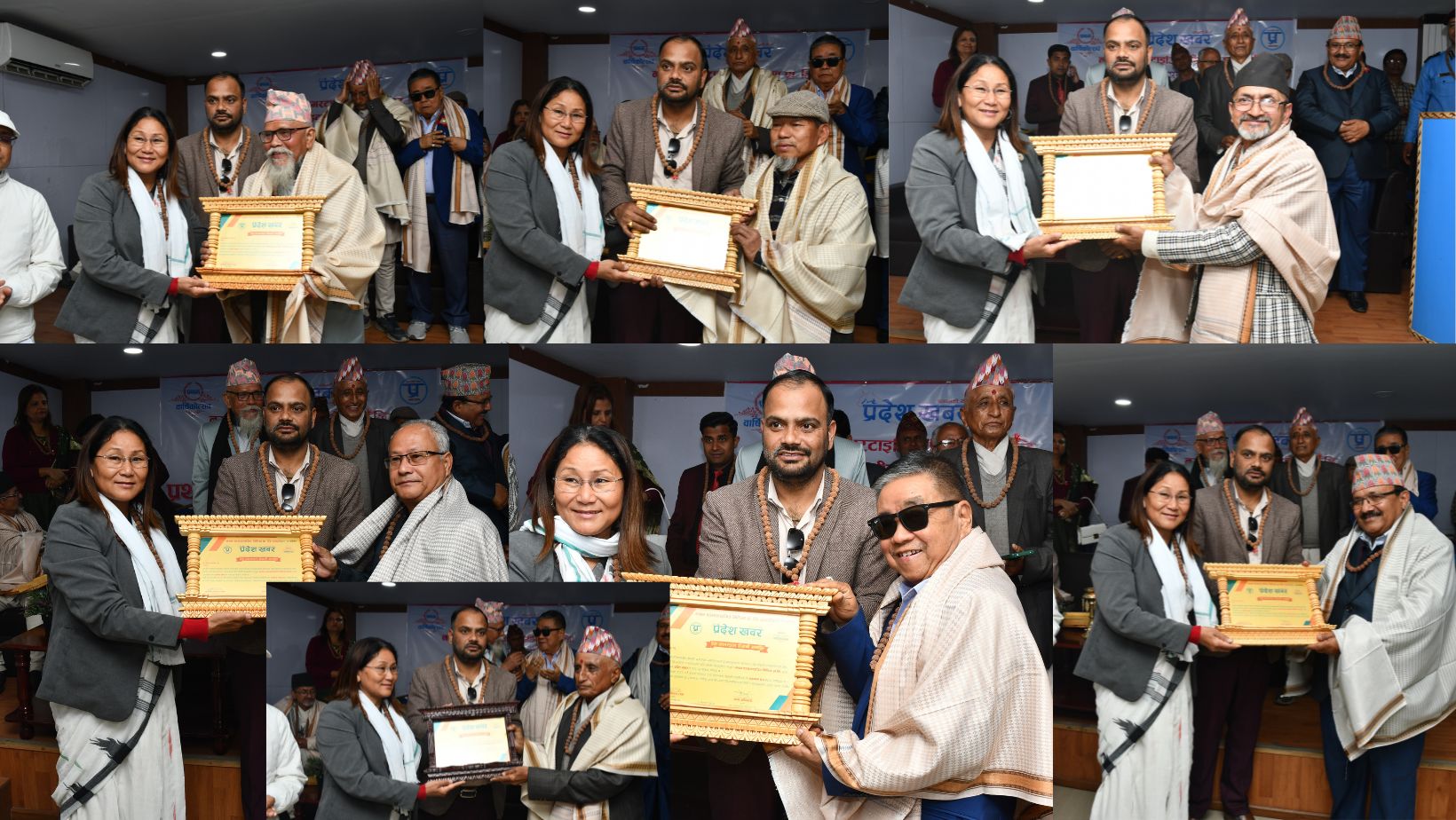 प्रदेश खबरको वार्षिकोत्सवमा प्रेस स्वतन्त्रता सेनानीसहित क्रियाशील पत्रकारहरू सम्मानित