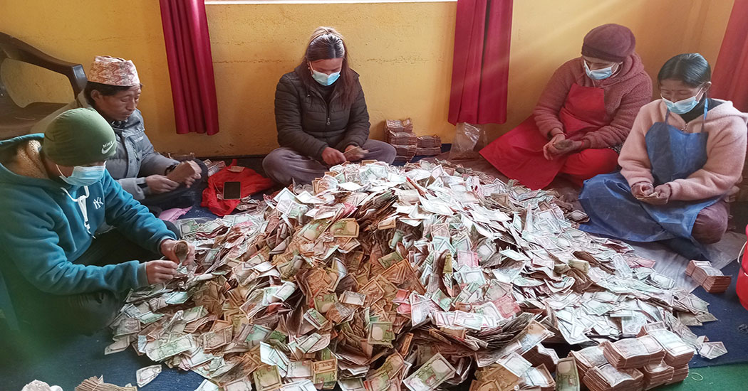 पाथीभरा मन्दिर :माघ महिनामा २४ लाख भेटी सङ्कलन