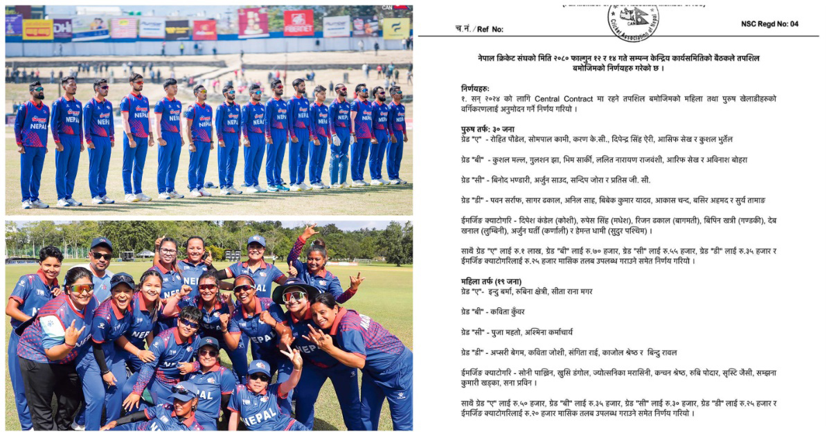 उपलब्धि र पदकमा महिला अगाडि, सेवा र सुविधा पुरुषलाई भारी  महिला खेलाडीलाई क्यानको विभेद