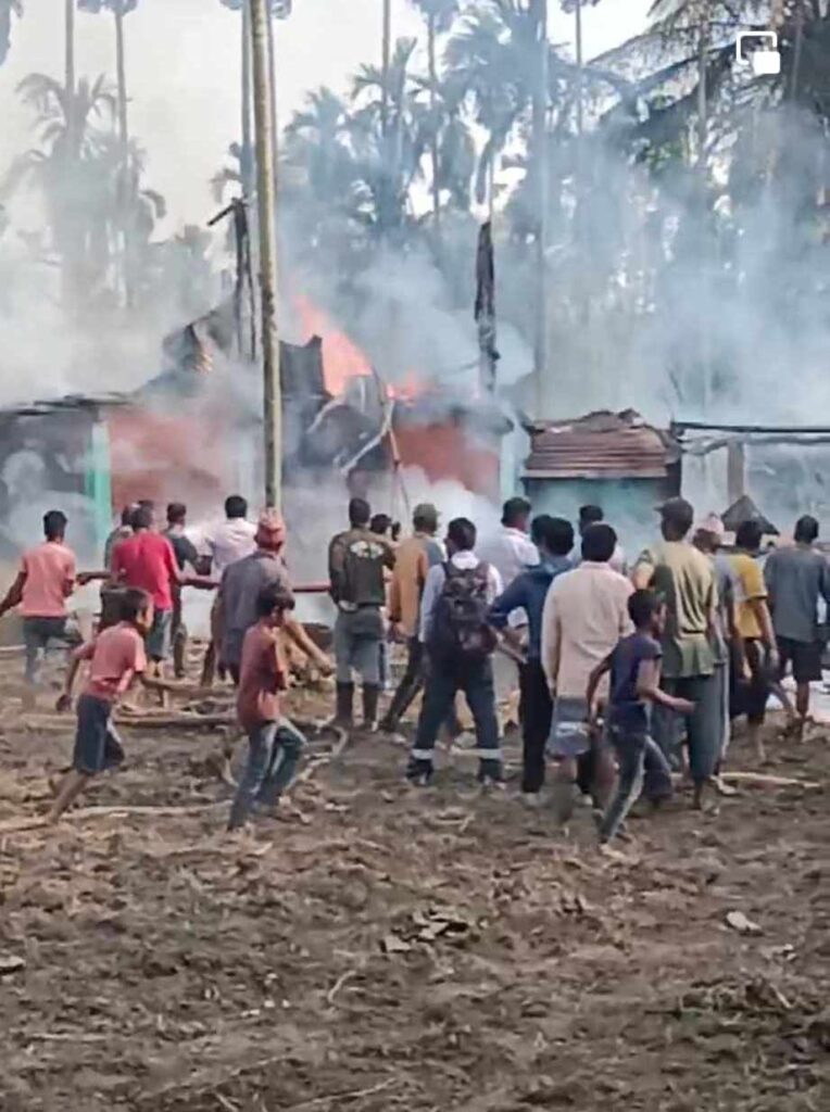 गोपालडाँडामा आगलागी  ,३५ लाखको क्षति