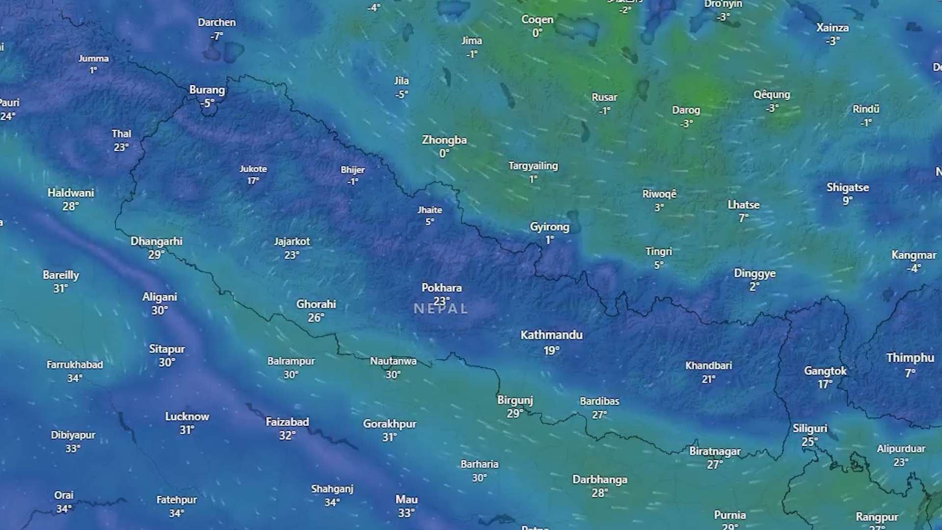 देशभरको मौसम बदली : कोशी, बागमती र गण्डकी प्रदेशमा बर्षा हुने