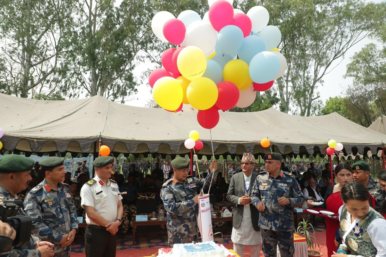 सशस्त्र प्रहरी १ नं बराह बाहिनीको २३ औ स्थापना दिवस विभिन्न कार्यक्रम गरी सम्पन्न