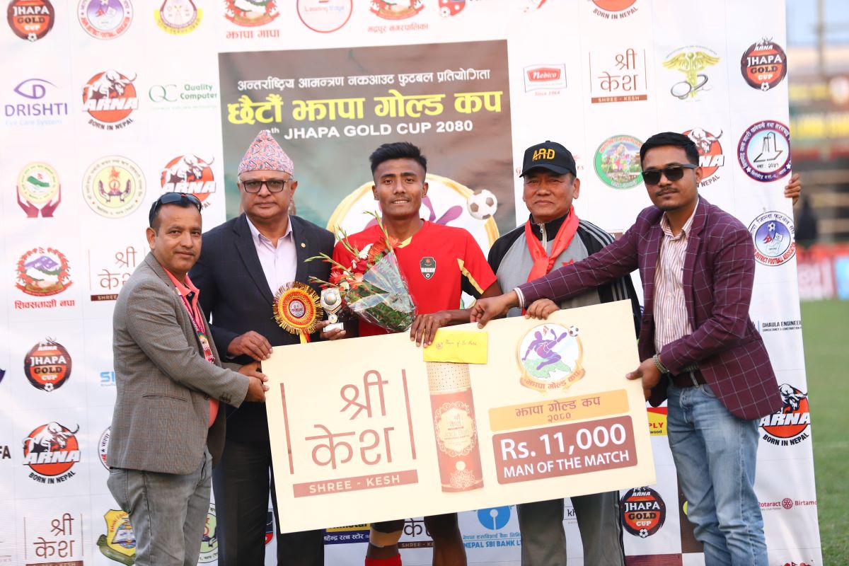 झापा गोल्डकप: त्रिभुवन आर्मी क्लब सेमिफाइनलमा