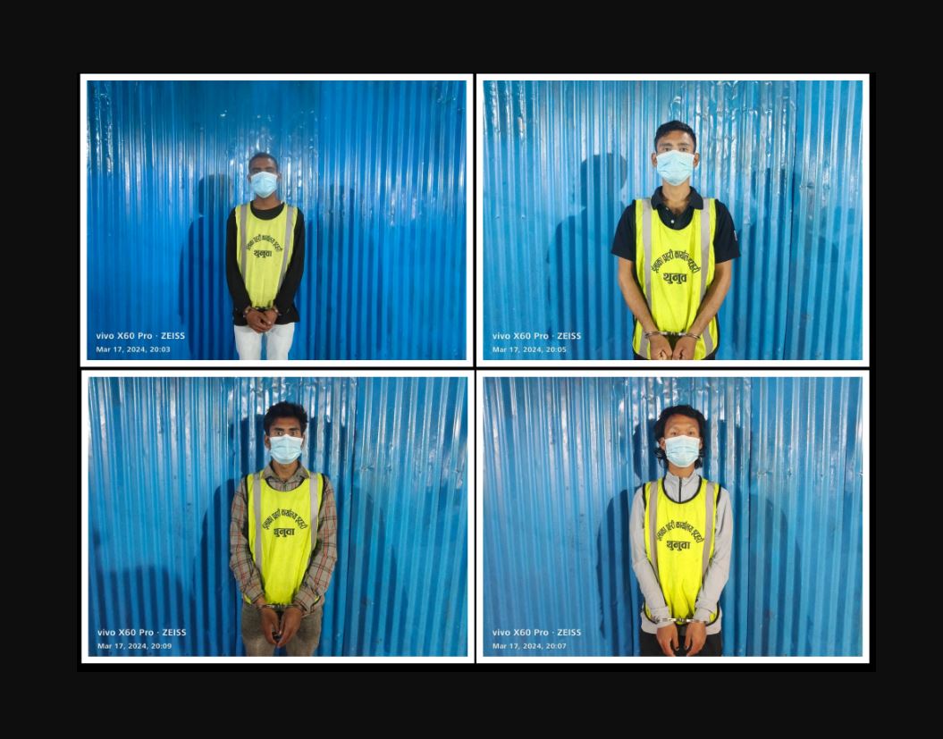 इटहरीमा मोटरसाइकल चोर सक्रिय : चोरीमा संलग्न चारजना पक्राउ