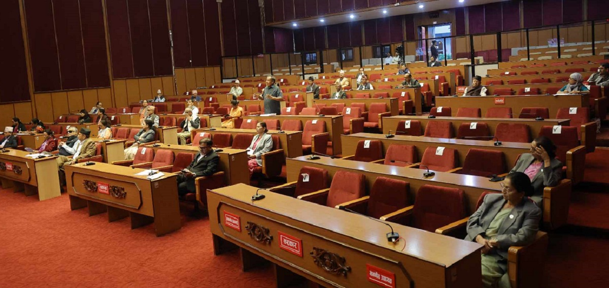 नयाँ गठबन्धनले दुवै सदनको बैठक प्रभावित, राष्ट्रिय सभा बैठक बिहीबारसम्मलाई स्थगित