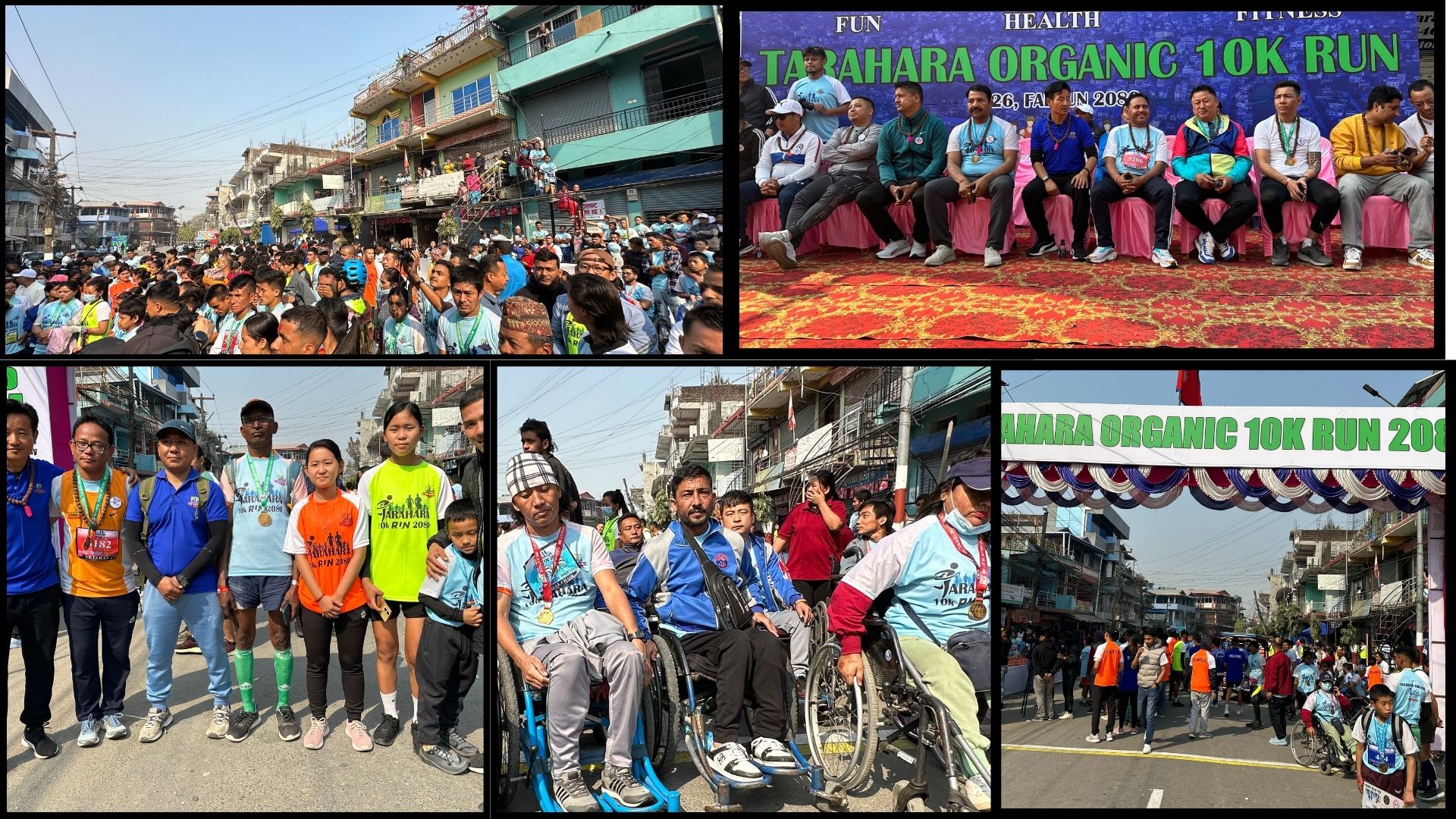 तरहरामा १० किमि दौड प्रतियोगिता, एक हजार सात सय धावकहरुको सहभागिता (फोटो फिचर)