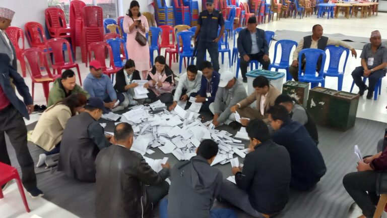 एमाले उदयपुर अधिवेशन : मत गणना सुरू