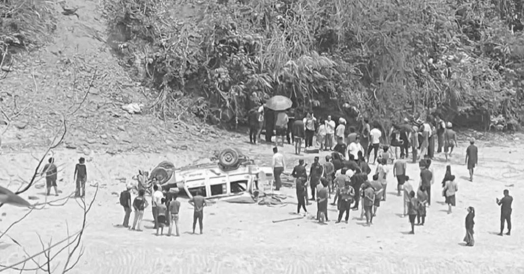 भोजपुरको आमचोकमा जिप दुर्घटना हुँदा एक जनाको मृत्यु