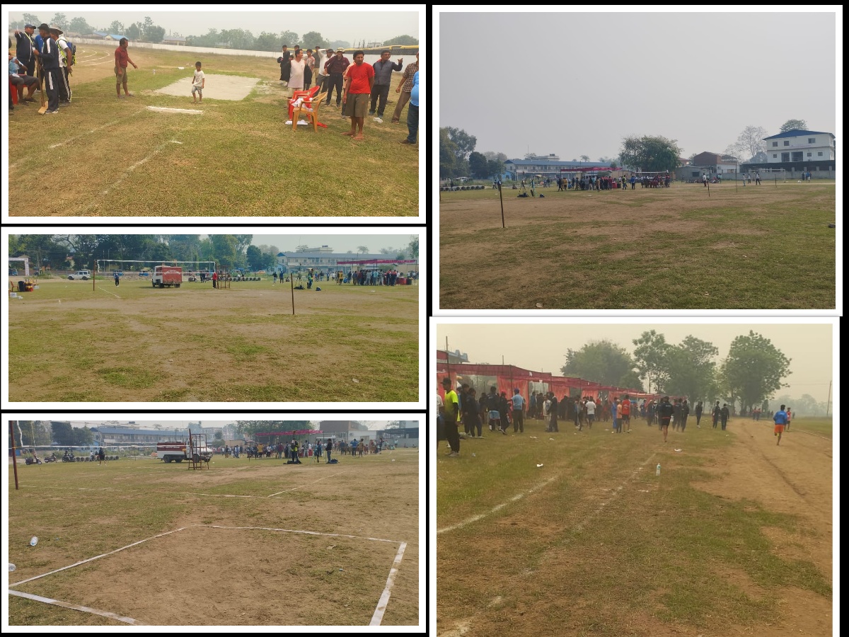 प्रधानमन्त्रीले उद्घाटन गरेको अन्तरप्रदेश राष्ट्रिय खेलकुद प्रतियोगिताको आयोजना अस्तव्यस्त