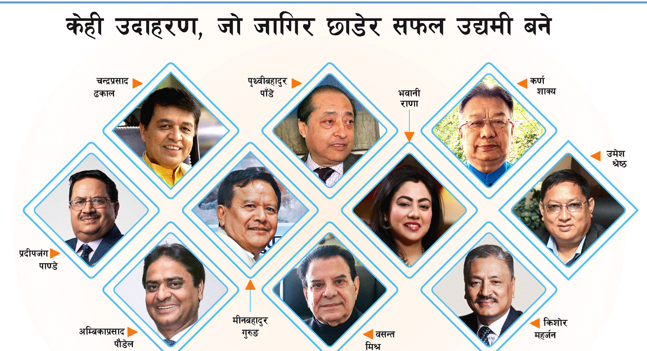 जो जागिर छाडेर उद्यममा जमे