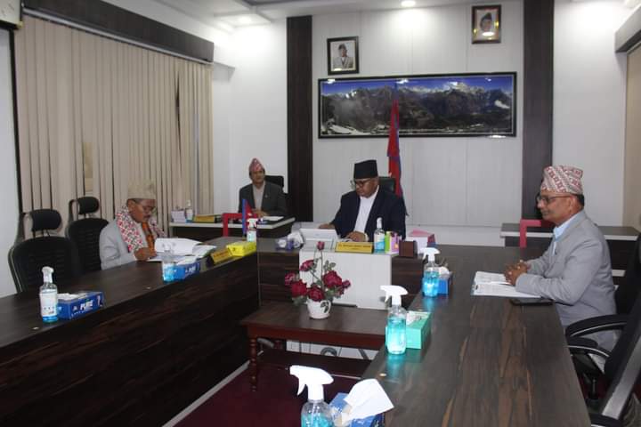 कोशीको बर्खे अधिवेशन आह्वानका लागि सिफारिस गर्ने निर्णय