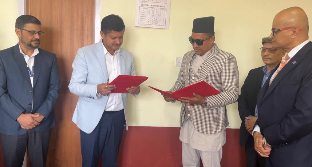 गोर्खाज फाइनान्सका अध्यक्षद्धारा शपथ ग्रहण