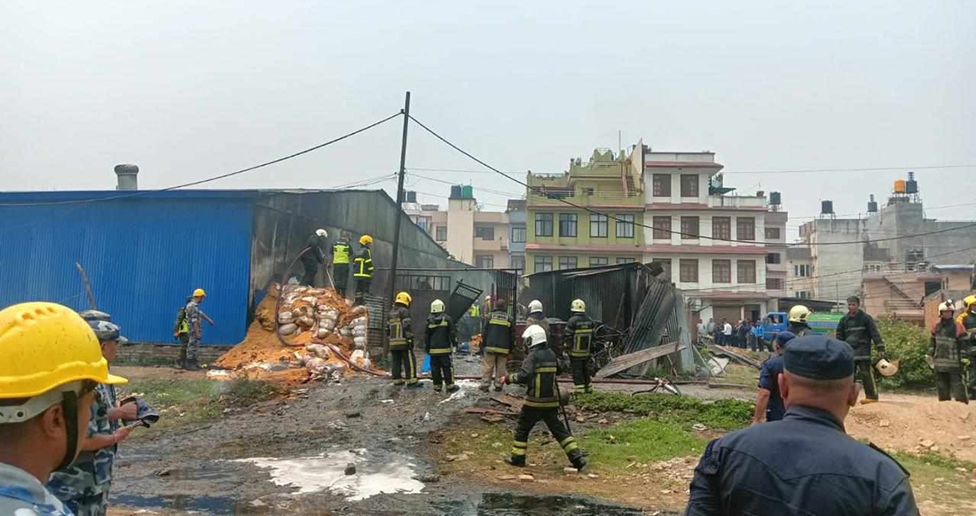आगलागीमा घाइते भएका दुई बालिकाको निधन