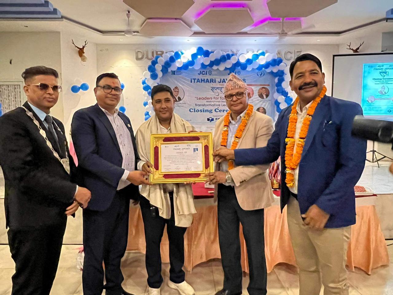 इटहरी  जेसीजले मनायो जेसीज सप्ताह