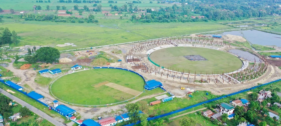 गौतमबुद्ध क्रिकेट रङ्गशाला निर्माण सुरु