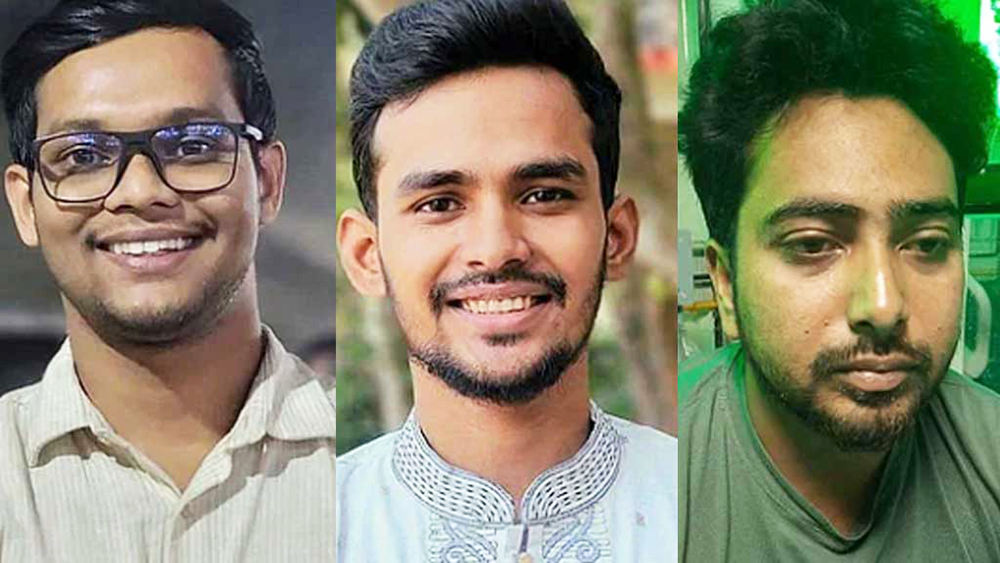 को हुन् बङ्गलादेशमा हसिनालाई सत्ताच्यूत गराएका तीन विद्यार्थी नेता ?